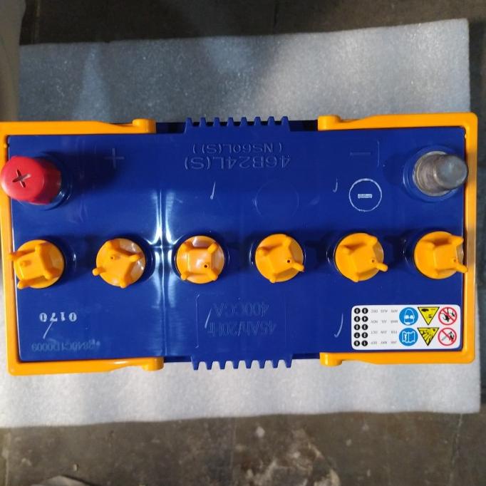 aki mobil incoe gold type NS60LS 12v-45 amper