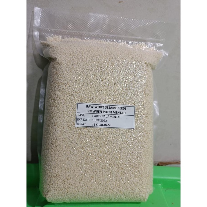 

Promo BIJI WIJEN PUTIH MENTAH / RAW WHITE SASEME - 1KG