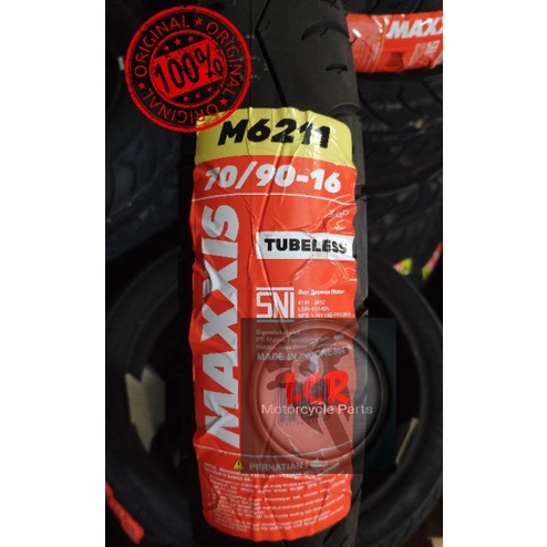 [ASLI 100%] Ban Luar Tubeless 70/90-16 Maxxis 250-16 Matic Tubles Metik 70 90 16 Maxis Depan Yamaha 