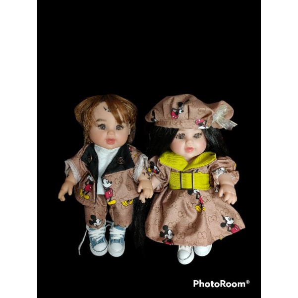 baju boneka reborn, vinyl size 12 inch