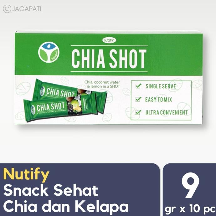 

Promo Nutify - Chia & Coconut Shot (BOX) - Biji Chia - Antioksidan