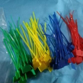 

100pcs Ties Label Kabel Ties Tali Kabel Marker Name 3cm x 10cm rajaav77 Berkualitas
