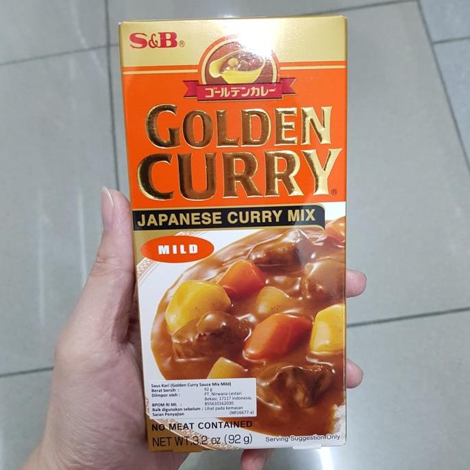 

] S&B Golden Curry sauce mix 92gr- Bumbu kari Jepang favorit