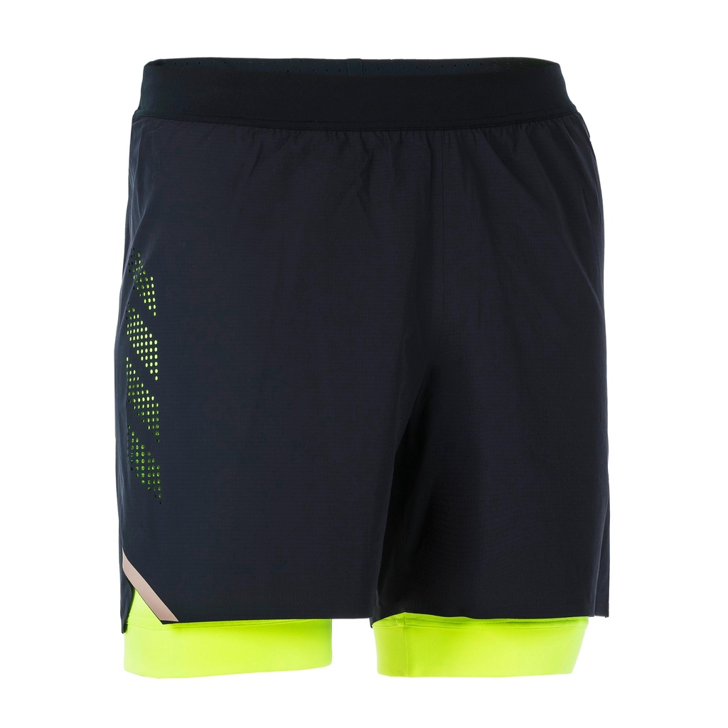 DECATHLON NABAIJI Celana Renang Jammer Pria 500 Fiti - Hitam/Kuning/Krem - 8754892