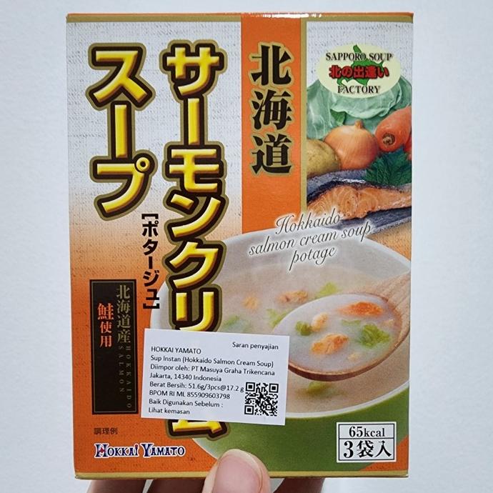 

Silahkan Order] Hokkai Yamato Hokkaido Salmon Cream Soup | Sup Krim Salmon Jepang