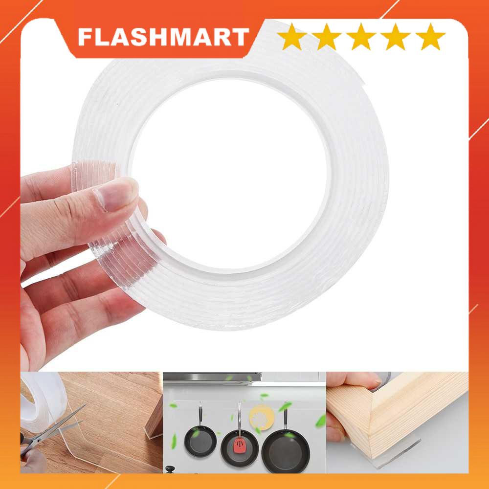 FLASHMART Double Tape Perekat No Trace Washable Sticker - J007