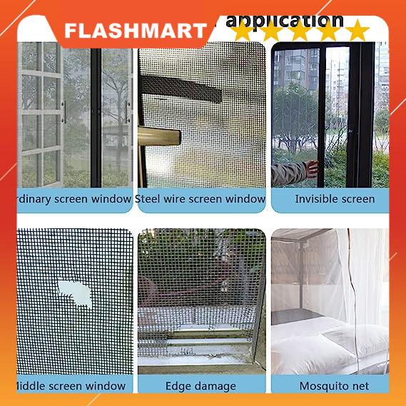 FLASHMART Lakban Kawat Nyamuk Tambalan Jendela Window Repair Tape - AW25