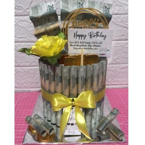 Tower Cake | Snack Cake | Money Cake | Cake Uang Tarik | Hadiah Sbya