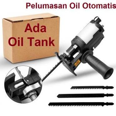 Adaptor Jigsaw Gergaji Mesin Adapter Reciprocating Jigsaw Tambahan Jig