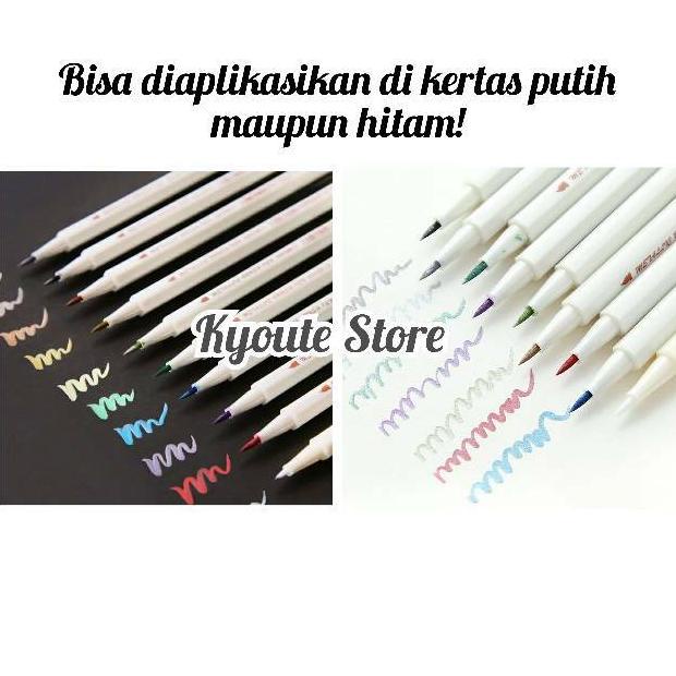 

Garansi Resmi Sta Metallic Pen Brush Pen Marker 10 Warna Murah Berkualitas