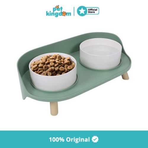 M-Pets Tempat Makan Hewan Double Raised Bowl Altitude