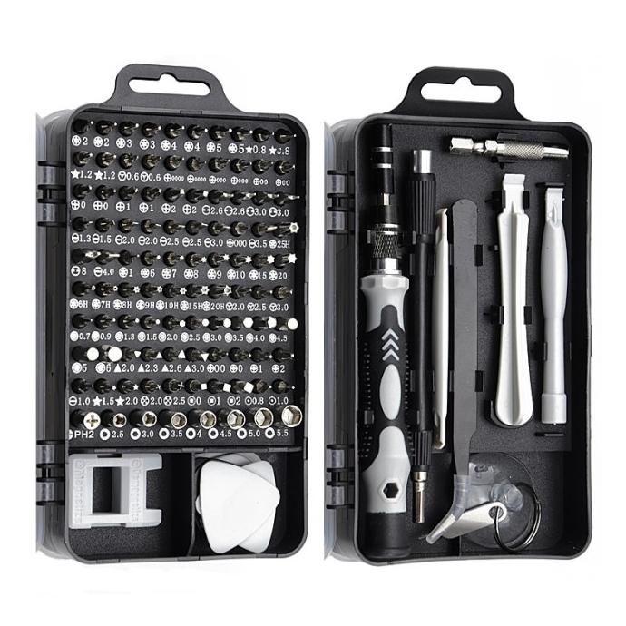 Taffware 115 in 1 Screwdriver Set Reparasi Smartphone Laptop Precision