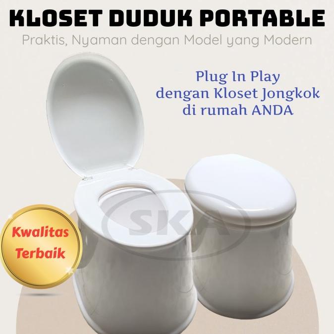 Kloset Duduk Portable / Kursi Kloset Jongkok