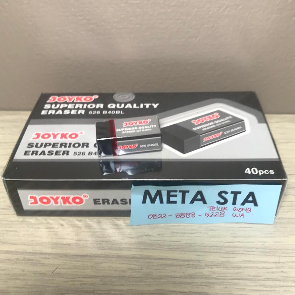 

Cuci Gudang Penghapus / Eraser Joyko Hitam Kecil B40Bl 1Pak (40Pc)