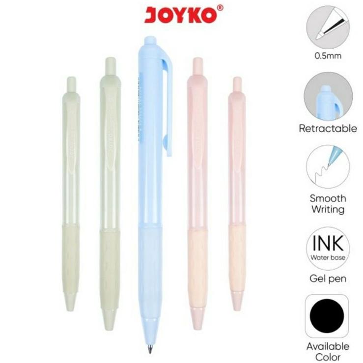 

Grosir Pulpen Paspen Gel Gp-337 0.5 Mm Joyko - 12 Pcs