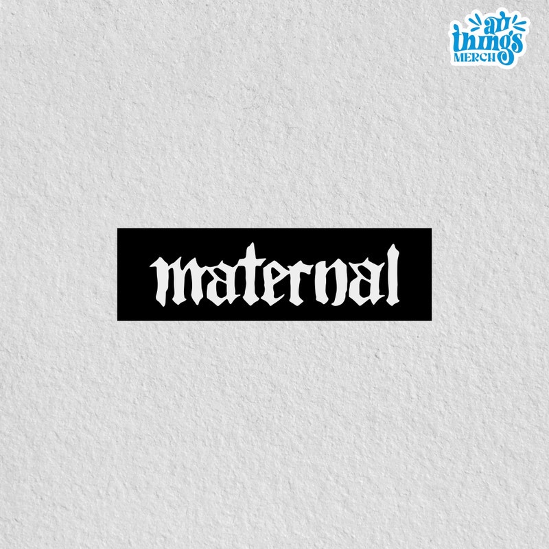 Maternal Ver 2" Sticker Tempel Aesthetic / STICKER HELM,STICKER MOTOR,STICKER LAPTOP