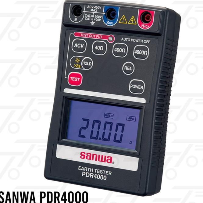 Sanwa Pdr4000 Earth Tester / Grounding Sanwa Pdr-4000