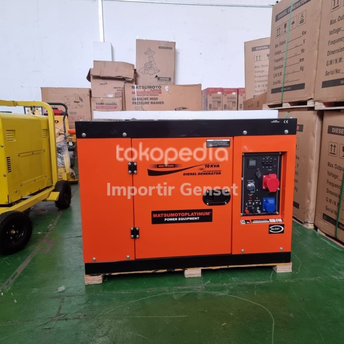 Ready genset silent 10 kva 3 phase solar