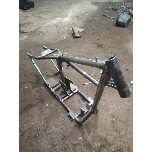 Rangka chopper bahan/mentah/rangka chobek/ranggka chopy cup/pnp glpro/Megapro/Tiger/cb100