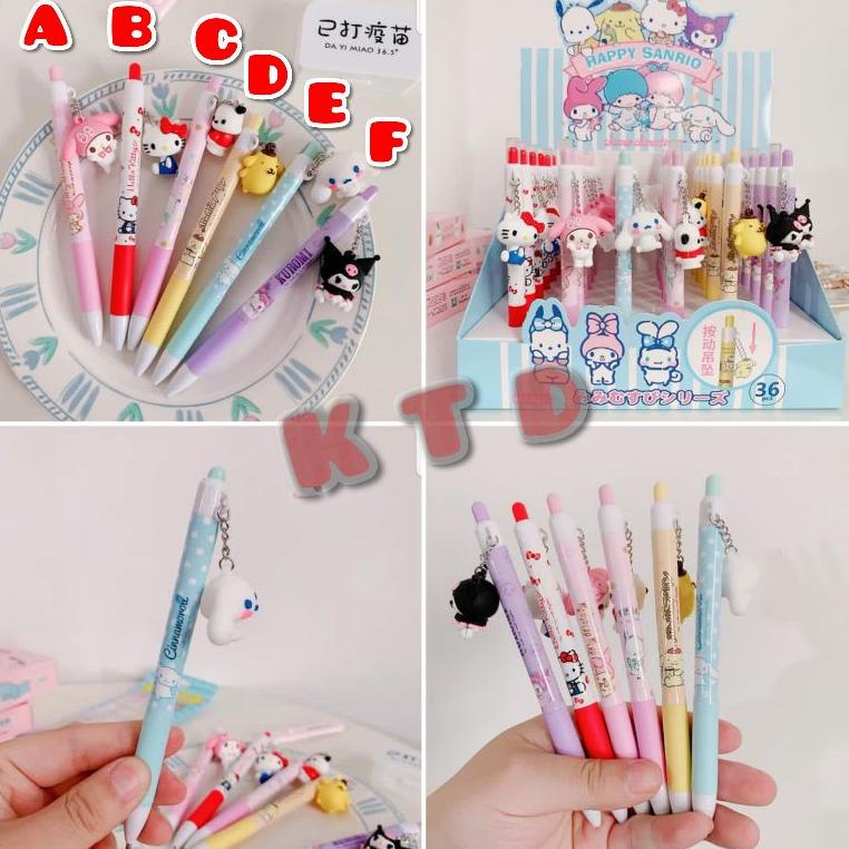 

Diskon Habis Pulpen Hello Kitty My Melody Kuromi Pompompurin Cinnamoroll Pochacco Tinta Hitam