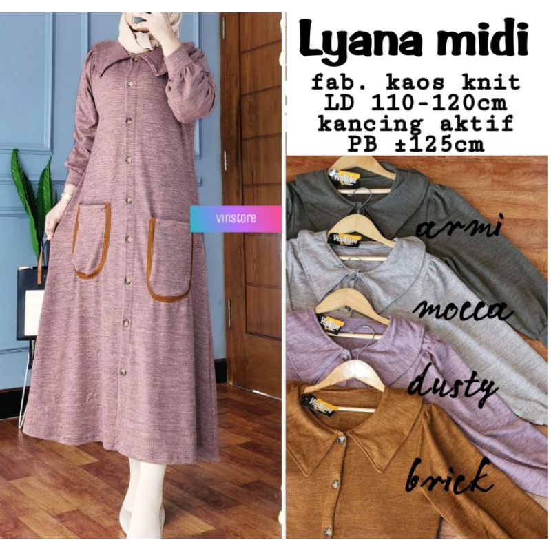 LYANA MIDI //DESTY TUNIK BY VINSTORE