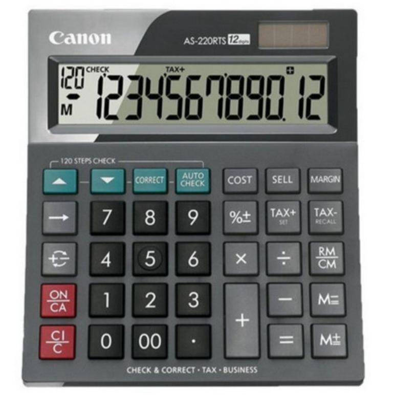 

Promo Habis Kalkulator Canon As-220Rts Check Correct Calculator As220 Rts 12 Digit