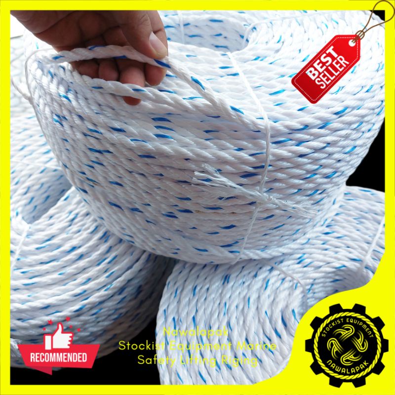 

Tali Tambang PP 6mm / Tali Tampar Polypropylene / Harga Per Meter