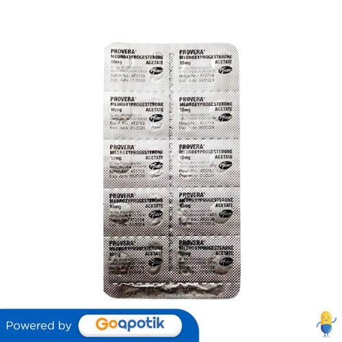 PROVERA 10 MG BLISTER 10 TABLET