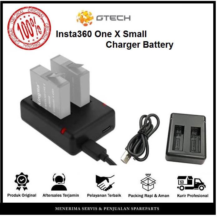 INSTA360 ONE X SMALL CHARGER BATTERY - INSTA 360 ONE X CHARGER BATERAI