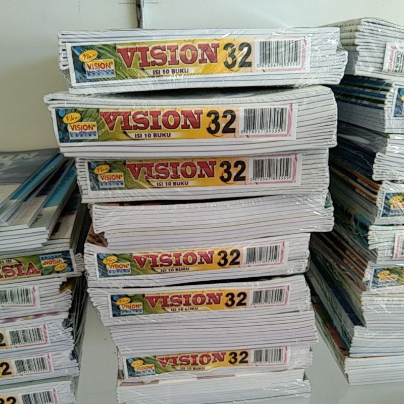 (10pcs)Buku Tulis Vision isi 32 lembar Murah