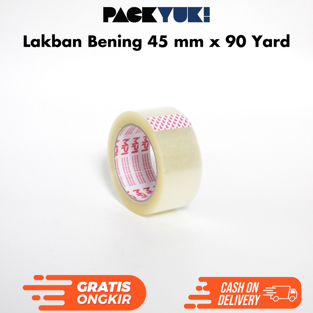 

Lakban Bening 45 mm x 90 Yard