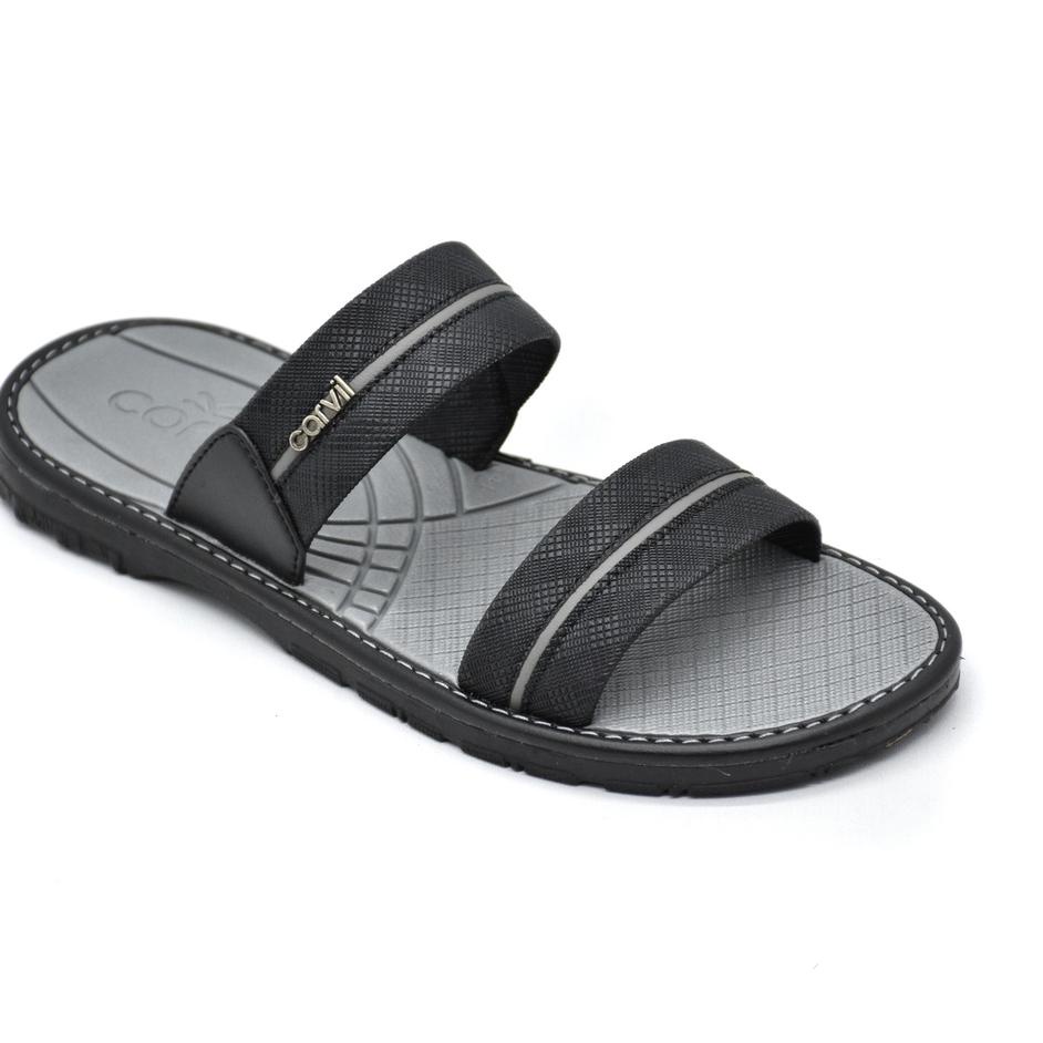 Diskon Terkeren Carvil Sandal pria Espresso-02 M Black