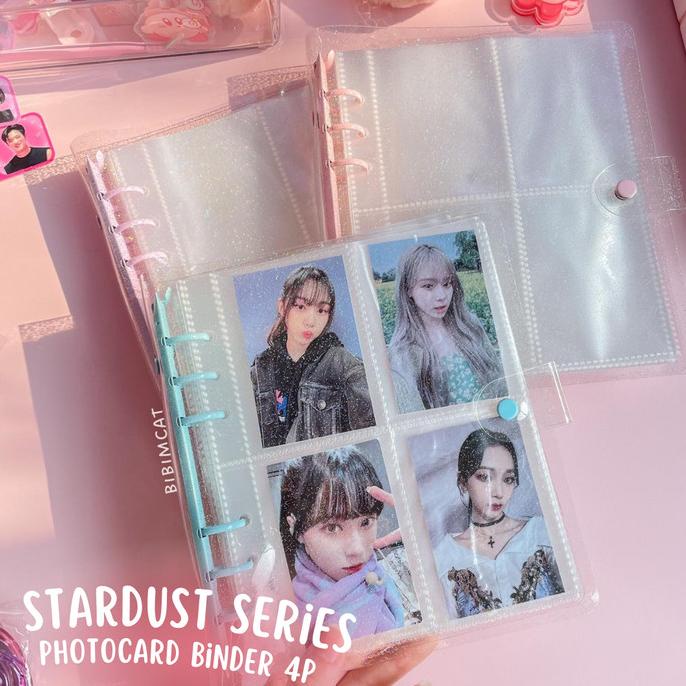 

[Stardust] Binder Album Photocard / Binder 6 Ring PC Kpop 4P