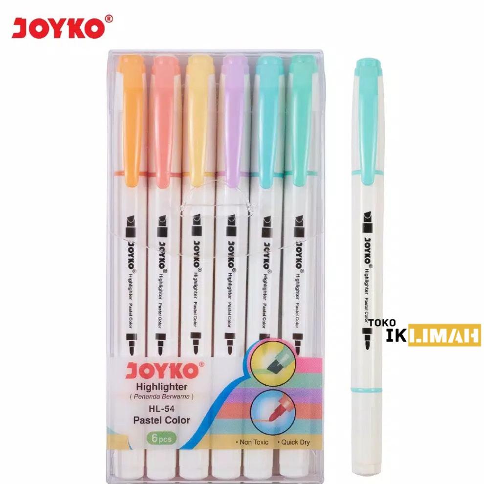 

Promo Habis Highlighter Joyko Hl-54 Pastel Colour 6 Warna / Penanda Berwarna Dan Spidol