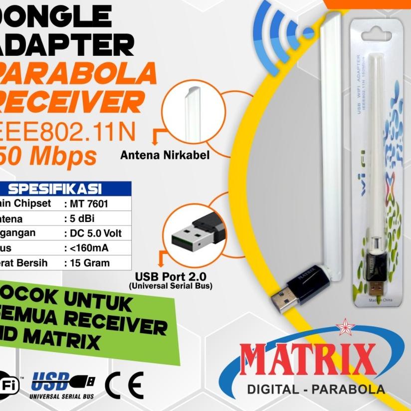 Resmi Dongle Wifi Matrix / Matrix USB WiFi Dongle Adaptor Produk Terviral