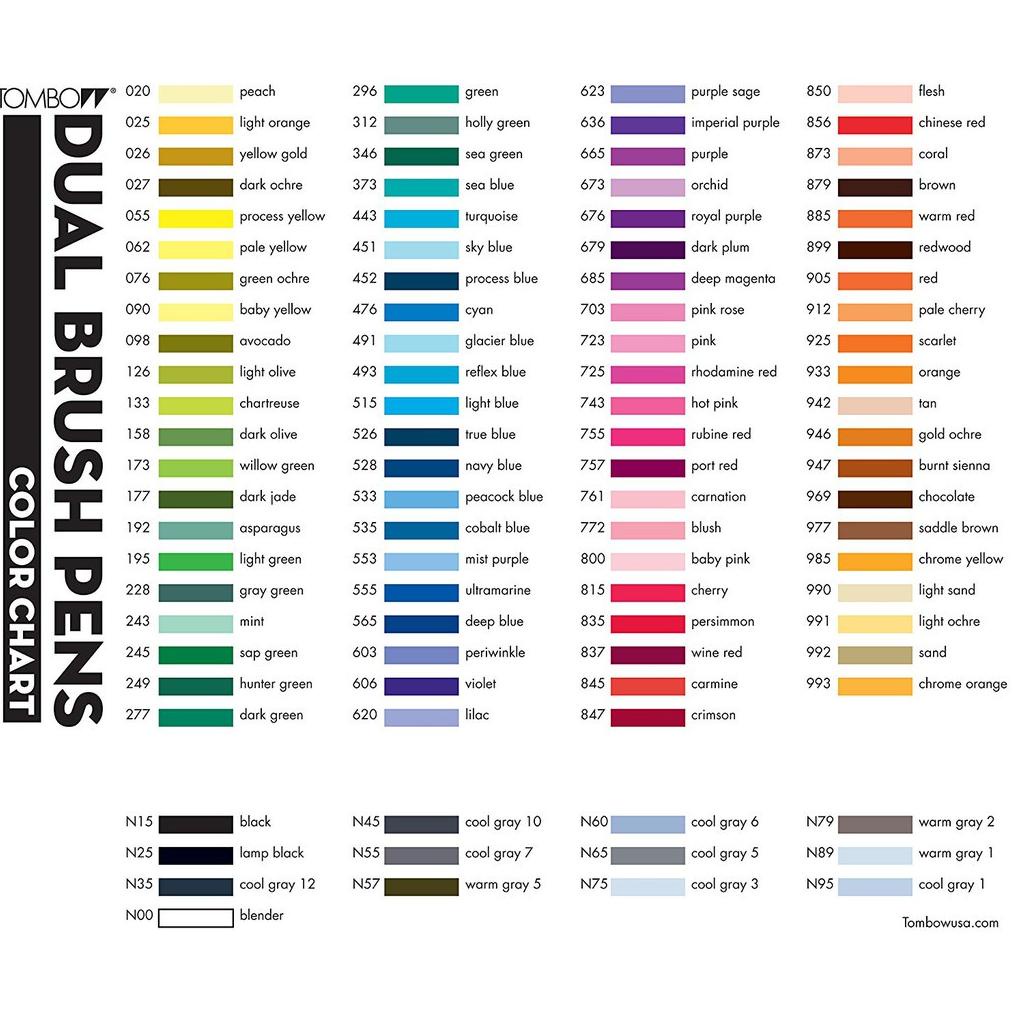 

Termurah Tombow Abt Dual Brush Pen Yellow Series Lettering Kaligrafi Brushpen Myarts