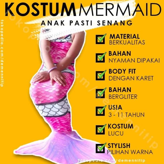 Kostum mermaid nemo kostum putri duyung anak baju renang anak