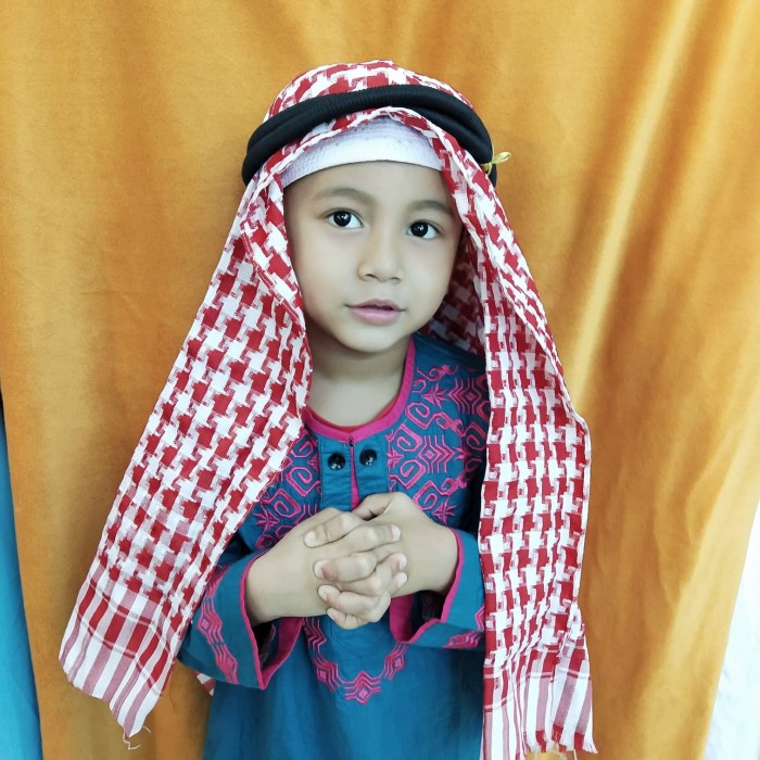 Sorban igal anak plus sorban(Y6S6) Sorban Panjang Sorban Habib Sorban Arab BISA COD Sorban Tenun Sor