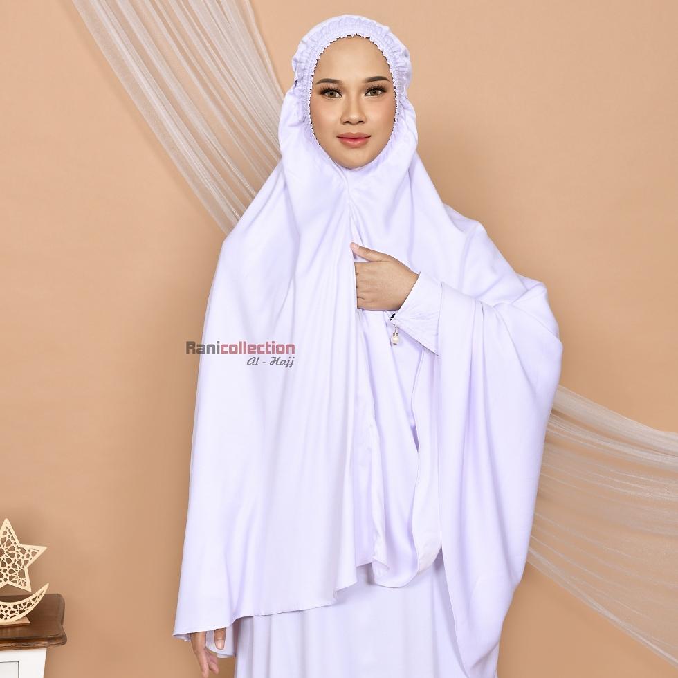 Pakaian Ihram Wanita Umroh baju umroh baju haji wanita set gamis Umroh Set PUTIH