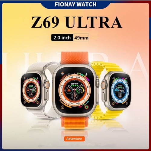 IWO ORI Z69 Ultra Max Smart Watch GPS 49MM NFC Door Access Unlock H-r486
