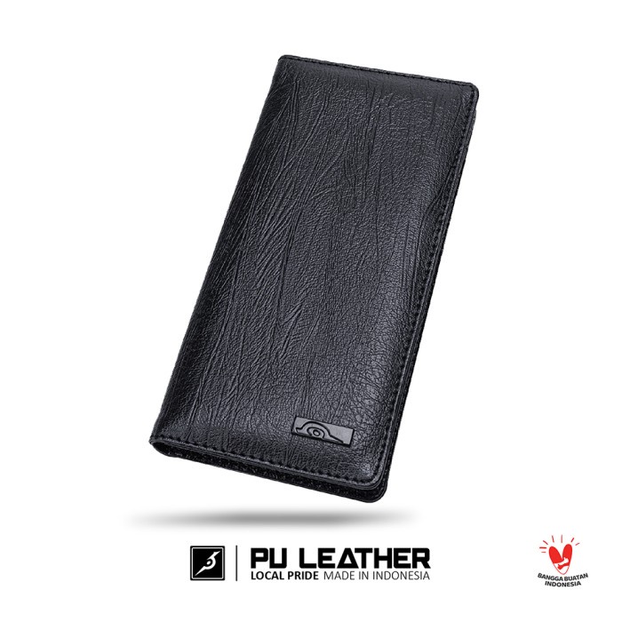 Dompet Pria JFR Dompet Pria Bahan Kulit J37 Panjang - Hitam(Z5I9) dompet lipat panjang dompet kartu 