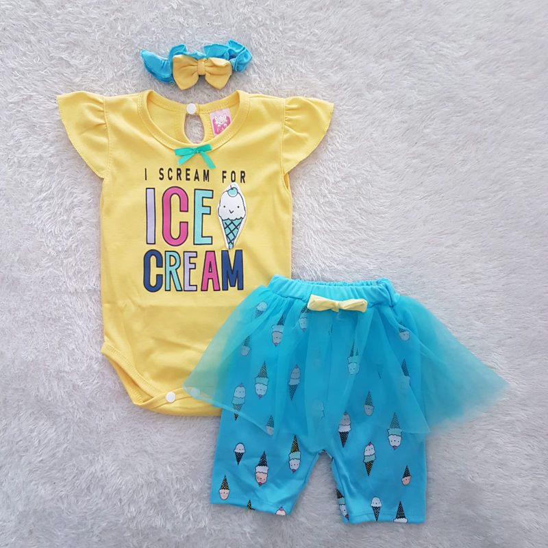 Baju Bayi Jumper tutu pants