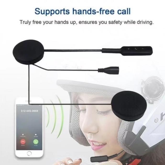 Handsfree Bluetooth Helm Wireless MH01 helmet by headset