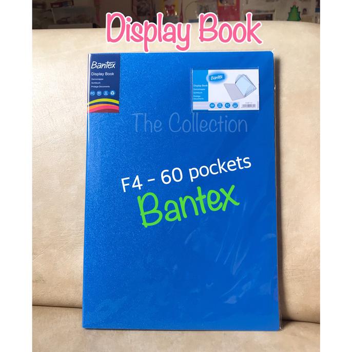 

ATK0686BX 60 pocket F4 Display Book 3187xx Bantex Clear Holder Folio