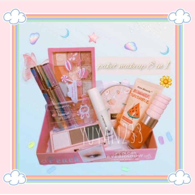 Produk Terkeren Minggu Ini  PROMO!!!PAKET MAKE UP SET 8 IN 1 PEACH