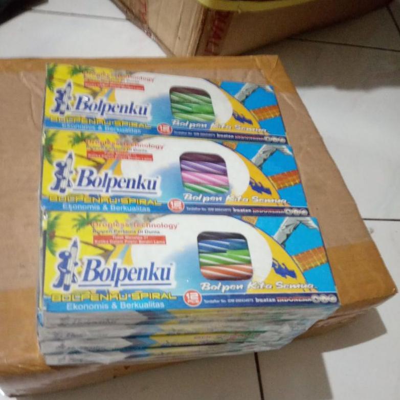 

Termurah 12 Pack Bolpen Grip 1 Gross Bolpen Lilin Bolpenku