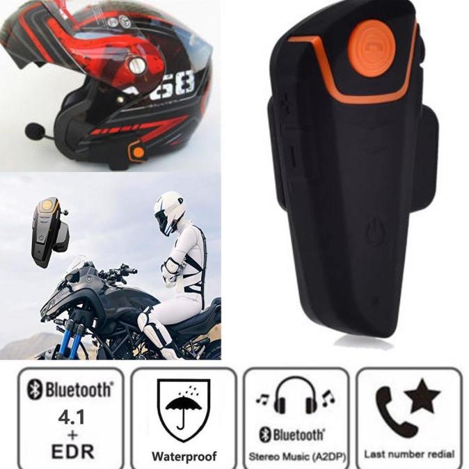 Qta35 Bluetooth Helm Mendukung Intercom Suara Whatsapp Termurah Star Seller