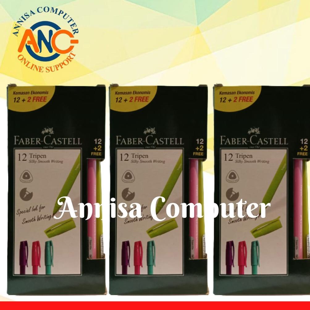 

Garansi Resmi Pen Faber - Castell Tripen / Pulpen / Balpoint / Balpen Fabercastel