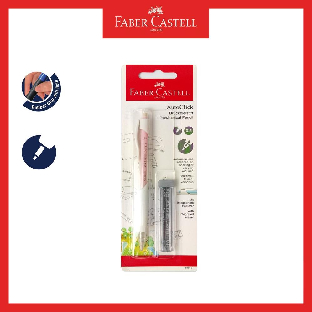 

Grosir Pensil Mekanik Mechanic Auto Click 0.5 White Blister 3 Warna Gratis 1 Tube Refill