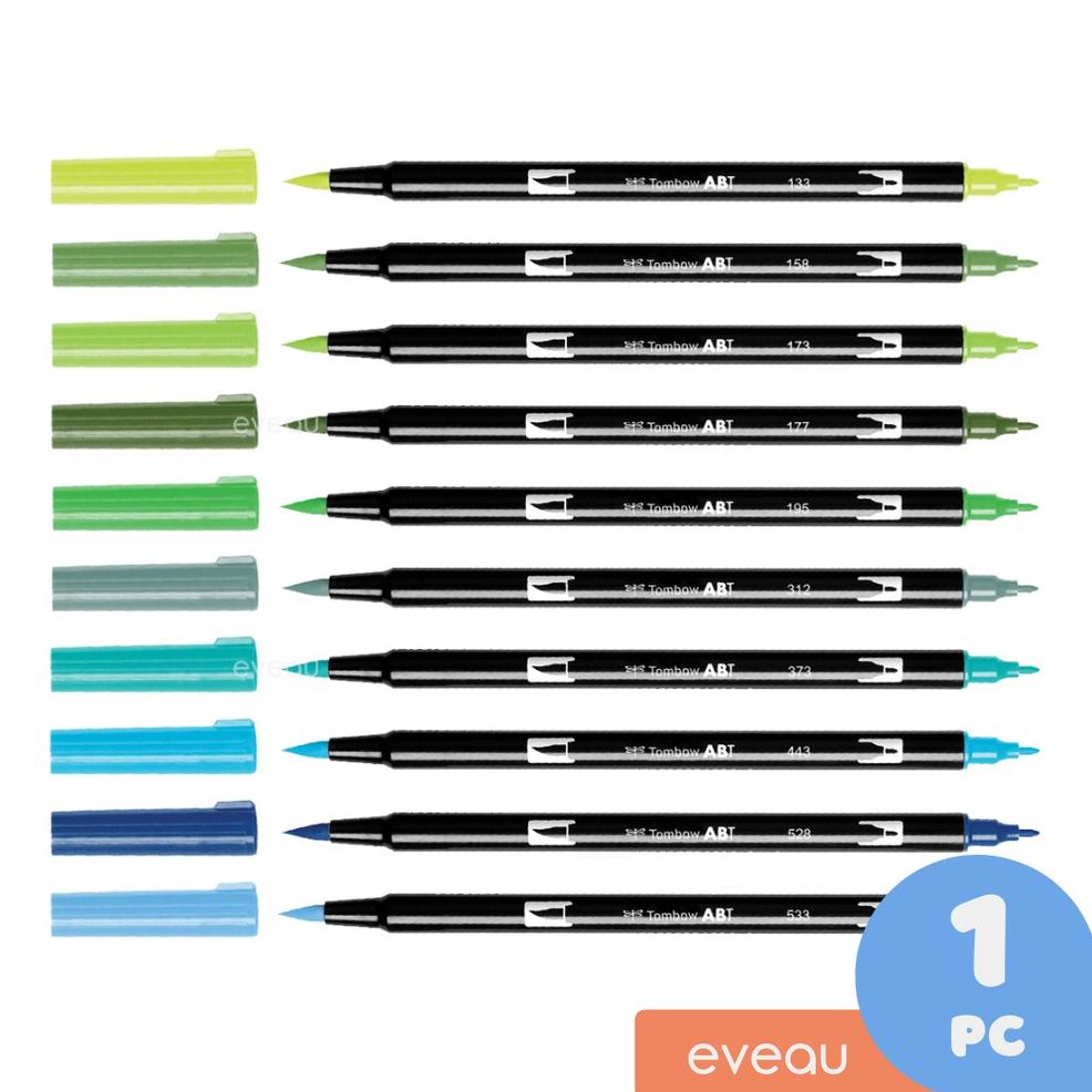 

Terlaris Tombow Dual Brush Pen Art Markers Green & Blue Series (Hijau Dan Biru) | Spidol Kaligrafi Satuan